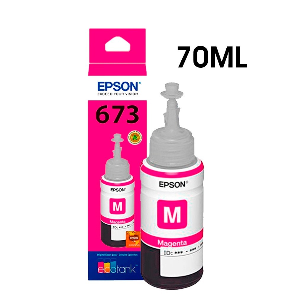 Tinta Epson Tinta 664 Magenta para Impresora L200/L310/L380/L396/L575 70ML  - Quorum System