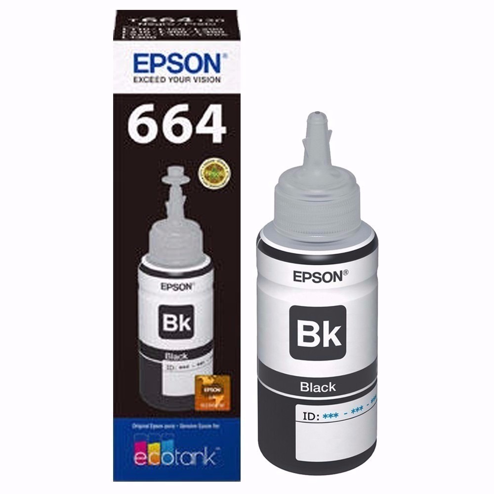 Tinta Epson Tinta 664 Black para Impresora L200/L310/L380/L396/L575 70ML -  Quorum System