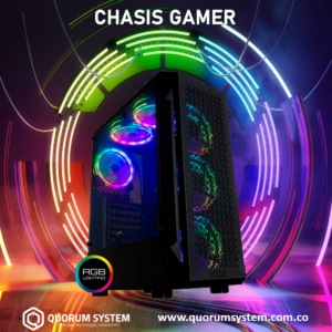 Chasis Tipo Gamer N1905 6 Ventiladores