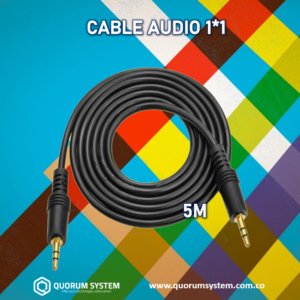Cable Audio 1x1 De 5 Mts