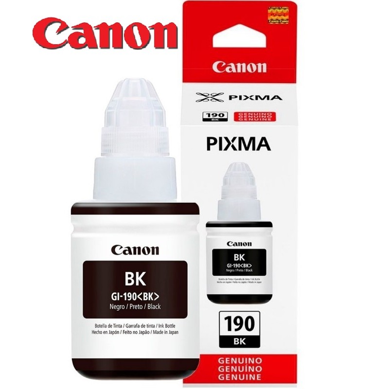 Tinta Gihonclick 190 Negra Canon Tinta Gihonclick 190 Negra Canon