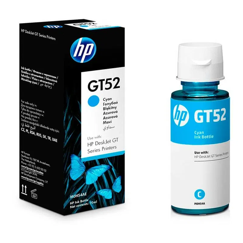 Tinta Gihonclick GT51 Cyan HP Tinta Gihonclick GT51 Cyan HP