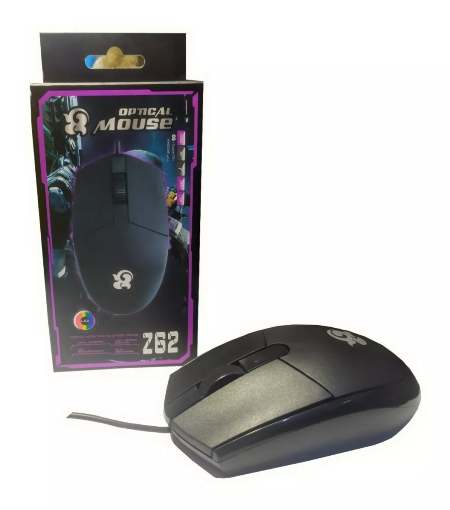 MOUSE OPTICO Z62 GARANTIA DE PRUEBA