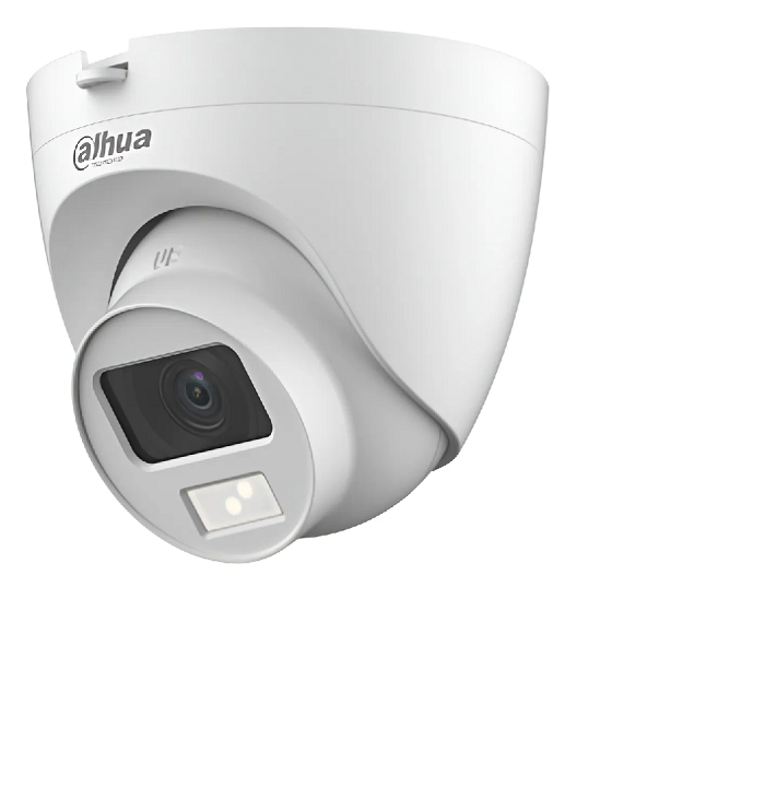 Camara Dahua Domo Plastico HDW1200CLQN-IL-A Full Color + Audio 2.8mm IP67